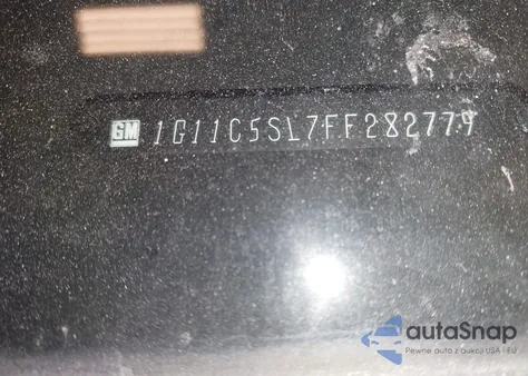 2015 Chevrolet Malibu 1Lt z USA, uszkodzony, nr VIN 1G11C5SL7FF282779